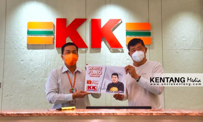 KK Super Mart Jalin Kerjasama Bersama Uncle Kentang Melalui Program “White Flag”